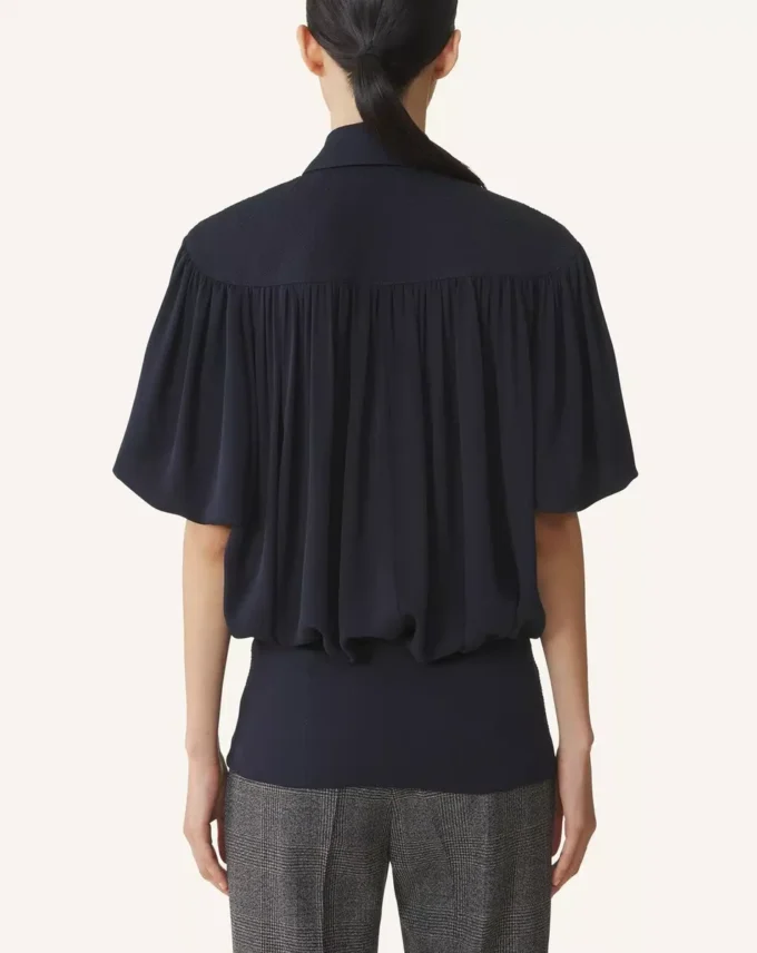 Top din georgette de mătase Top din georgette de mătase