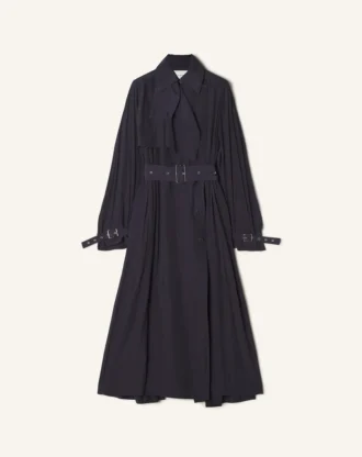 Trench din charmeuse