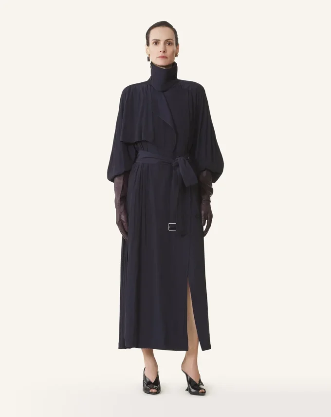 Trench din charmeuse Trench din charmeuse