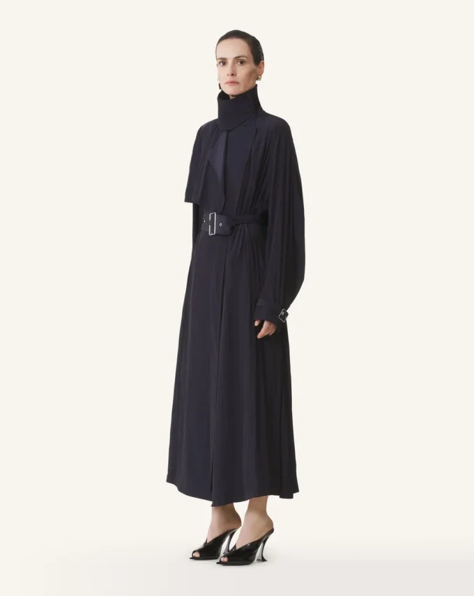 Trench din charmeuse Trench din charmeuse