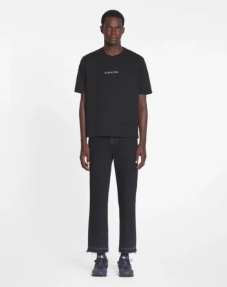 Tricou brodat Lanvin