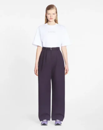 Tricou brodat Lanvin