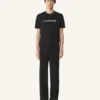 Tricou din bumbac brodat Lanvin Tricou din bumbac brodat Lanvin