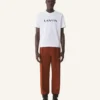 Tricou din bumbac brodat Lanvin Tricou din bumbac brodat Lanvin