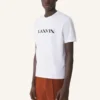 Tricou din bumbac brodat Lanvin Tricou din bumbac brodat Lanvin