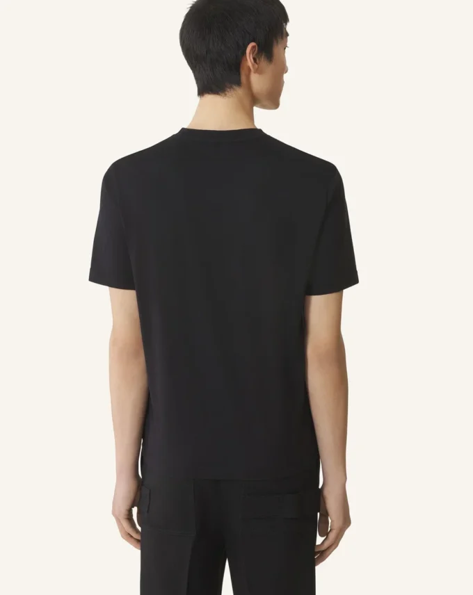 Tricou din bumbac brodat Lanvin Tricou din bumbac brodat Lanvin