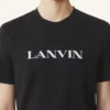 Tricou din bumbac brodat Lanvin Tricou din bumbac brodat Lanvin