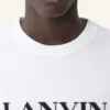 Tricou din bumbac brodat Lanvin Tricou din bumbac brodat Lanvin