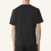 Tricou din bumbac cu detalii din mătase Tricou din bumbac cu detalii din mătase