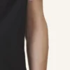 Tricou din bumbac cu detalii din mătase Tricou din bumbac cu detalii din mătase