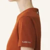 Tricou din bumbac cu detaliu panglică Tricou din bumbac cu detaliu panglică