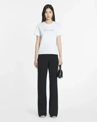 Tricou Lanvin brodat cu mărgele
