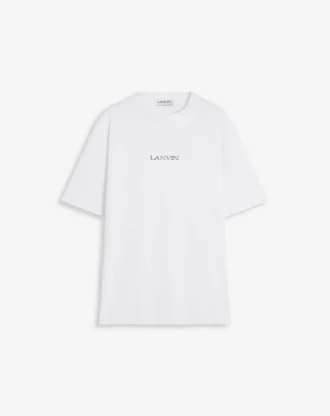 Tricou unisex cu logo Lanvin