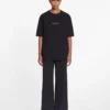 Tricou unisex cu logo Lanvin