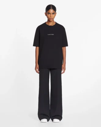 Tricou unisex cu logo Lanvin