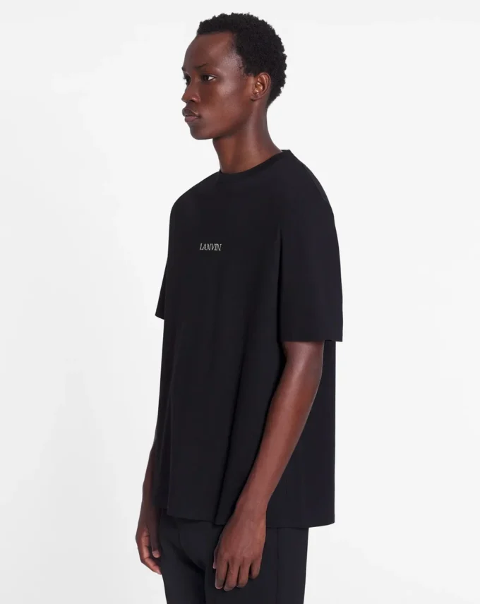 Tricou unisex cu logo Lanvin