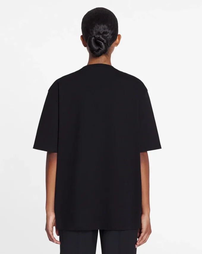 Tricou unisex cu logo Lanvin