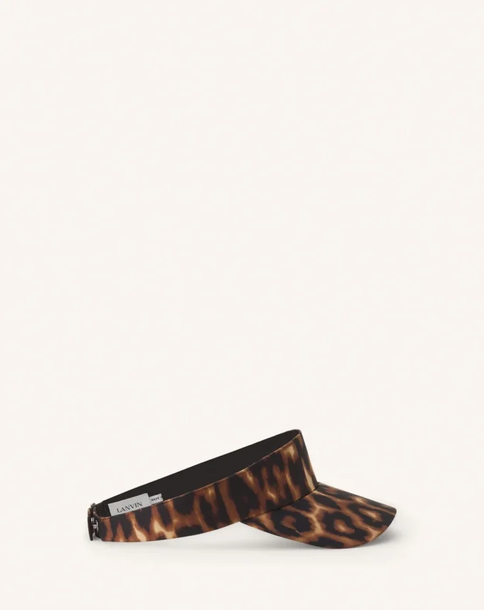 Vizieră cu imprimeu leopard Lanvin Vizieră cu imprimeu leopard Lanvin